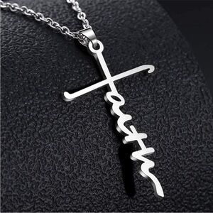 Faith Cross Necklace, Faith Necklace